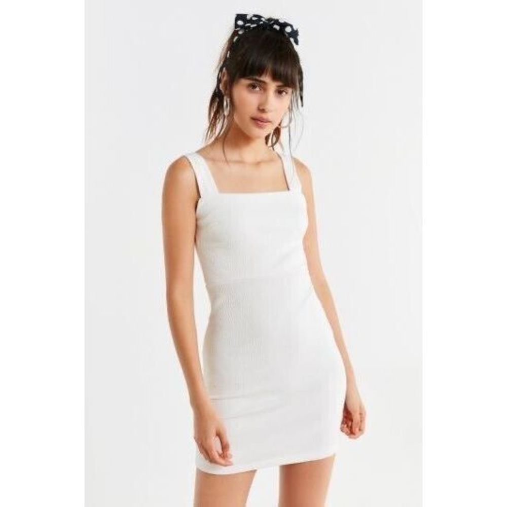 Urban Outfitters Britt Textured Square Neck Mini Dress  Size S. B-8